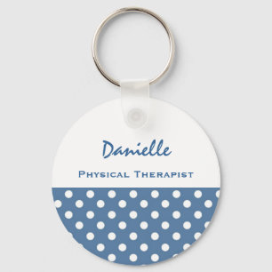 Fysio Therapeut Cute Stippen Sleutelhanger Cadeau