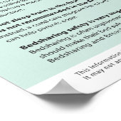 Fysiologic Baby Care Poster (Nederlands) (Hoek)