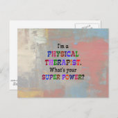 Fysiotherapeut Briefkaart (Voorkant / Achterkant)