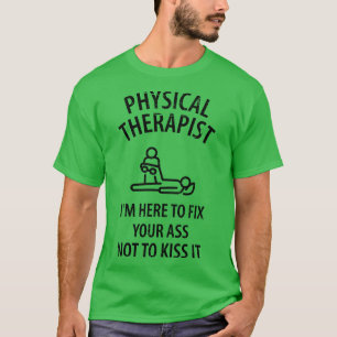 Fysiotherapeut Fysiotherapie Cadeau gezegde Grappi T-shirt