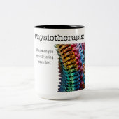 Fysiotherapeut grappige mok (Center)