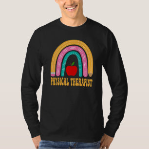 Fysiotherapeut Regenboog Cute Back To School App T-shirt