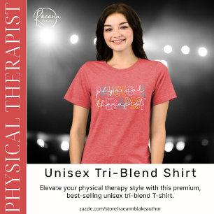 Fysiotherapeut Unisex Tri-Blend Shirt
