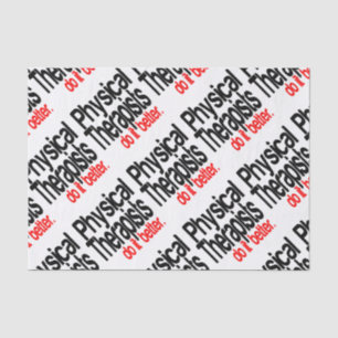 Fysiotherapeuten doen het beter tissuepapier