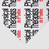 Fysiotherapeuten doen het beter tissuepapier (Detail)