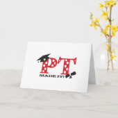 Fysiotherapeutisch Afstuderen PT Kaart (Gele Bloem)