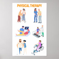 Fysiotherapie illustraties - Revalidatie