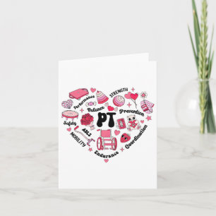 Fysiotherapie Kinderhart Valentijnsdag Kaart