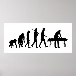 Fysiotherapie Sportgeneeskunde Fysieke therapie Poster