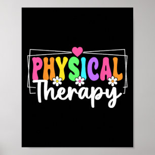 Fysiotherapie Terug naar school Fysiotherapeut Poster