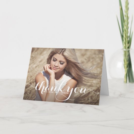 Fysische Script Afstuderen Hartelijk dank Bedankkaart (Voorkant)