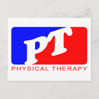 Fysische therapie briefkaart