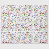 Fysische therapie cadeaupapier (Vlak)