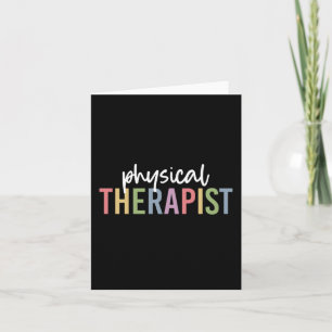 Fysische therapie PT Afstuderen Fysiotherapie Gift Kaart