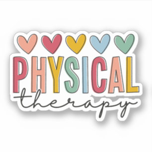 Fysische therapie PT Fysieke Therapist Assistant Sticker