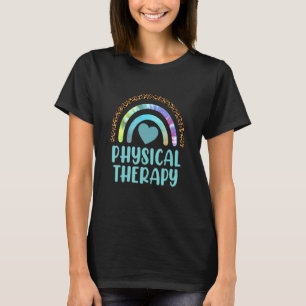 Fysische therapie Regenboogfysiotherapie Therapist T-shirt