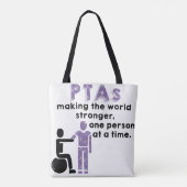 Fysische therapiesupstanten draagtas (Achterkant)