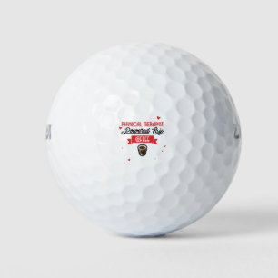 Fysische therapist aangedreven door koffie golfballen