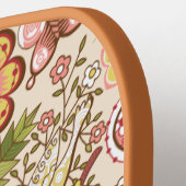 Fysische vogels, bloemen, hartenzwembad Pro Pickleball Paddle (Links Detail)