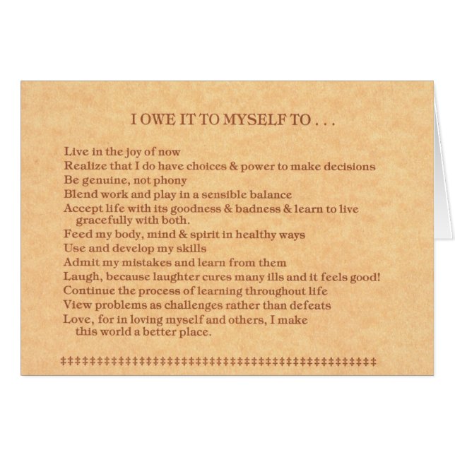 G02: Ik ben het mezelf verschuldigd... (Voorkant Horizontaal)