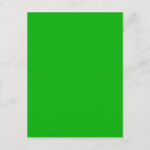 G05 Groene kleur Briefkaart (Voorkant)