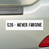G20 BUMPERSTICKER (Op auto)