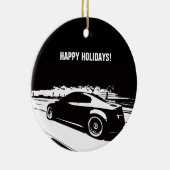 G35-coupe kerstversiering keramisch ornament (Rechts)