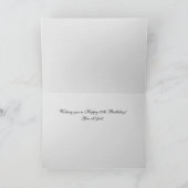 G35 Sedan Car thème carte d'anniversaire (Intérieur)