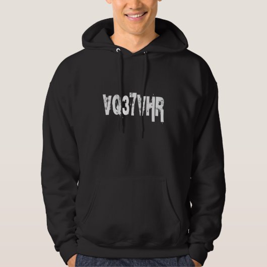G37-motorcode - VQ37VHR Hoodie (Voorkant)