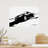 G37 Poster convertible noir et blanc (Cuisine)