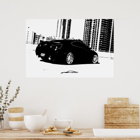 G37-Poster (klein tot groot) Poster (Keuken)