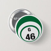 G46 Bingo Ball-knop Ronde Button 5,7 Cm (Voorkant /achterkant)