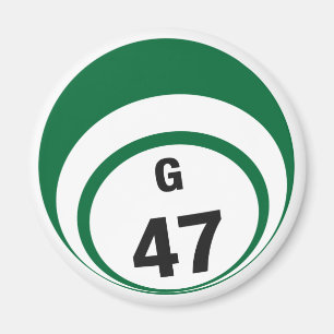 G47 Bingo ball fridge magnet Magneet