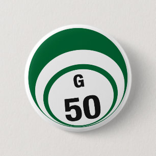 G50 Bingo Ball-knop Ronde Button 5,7 Cm
