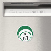 G57 bingobal koelkastmagneet magneet (Insitu (Vaatwasser))
