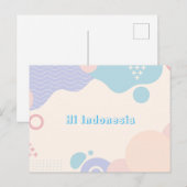 G6 Cartes postales Hi Indonésie (Devant / Derrière)