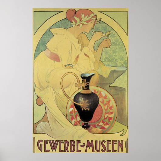 G Abegg Gewerbe Museen Poster (Voorkant)