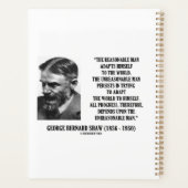 G. B. Shaw Progrès Dépend D'Un Homme Inraisonnable (Dos)