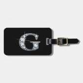 G Bagagelabel "Diamond Bling" (Voorkant horizontaal)