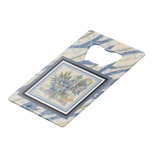 G Bureau de création Fleur bleue (Devant Angle)