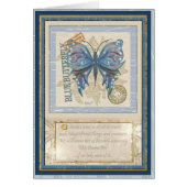 G Carte blanche papillon bureau de création (Devant)