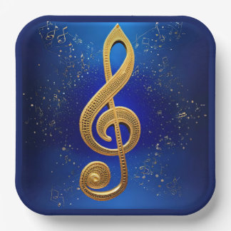 G-Clef Papieren Bordje