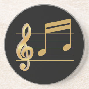 G-Clef Zandsteen Onderzetter