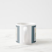 G Creatie Kantoor gele bloem Espresso Kop (Achterkant)