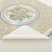 G Creatie Kantoor gele bloem Fleece Deken (3/4)