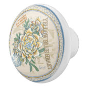 G Creatie Kantoor gele bloem Keramische knop (Rechts)