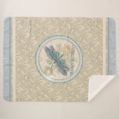 G Creatie Kantoor gragonfly Fleece Deken (Voorkant (horizontaal))