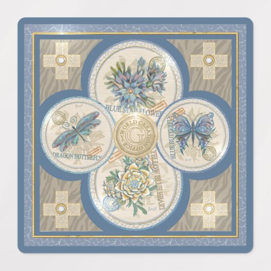 G Creatie-Kantoor Labels (Design 1)