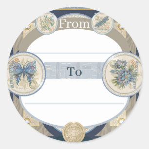 G Creatie-Kantoor Ronde Sticker