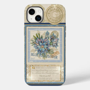 G Creation Kantoor blue flower Case-Mate iPhone 14 Plus Hoesje